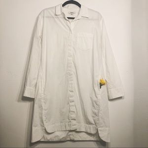 🎀 Madewell 🎀 Oversized White Buttondown Tunic
